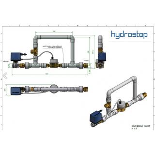 Chytrý detektor úniku vody Hydrostop COMFORT 10 m3 se vzdálenou správou obr.1